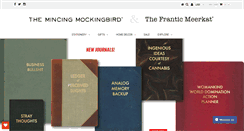 Desktop Screenshot of mincingmockingbird.com